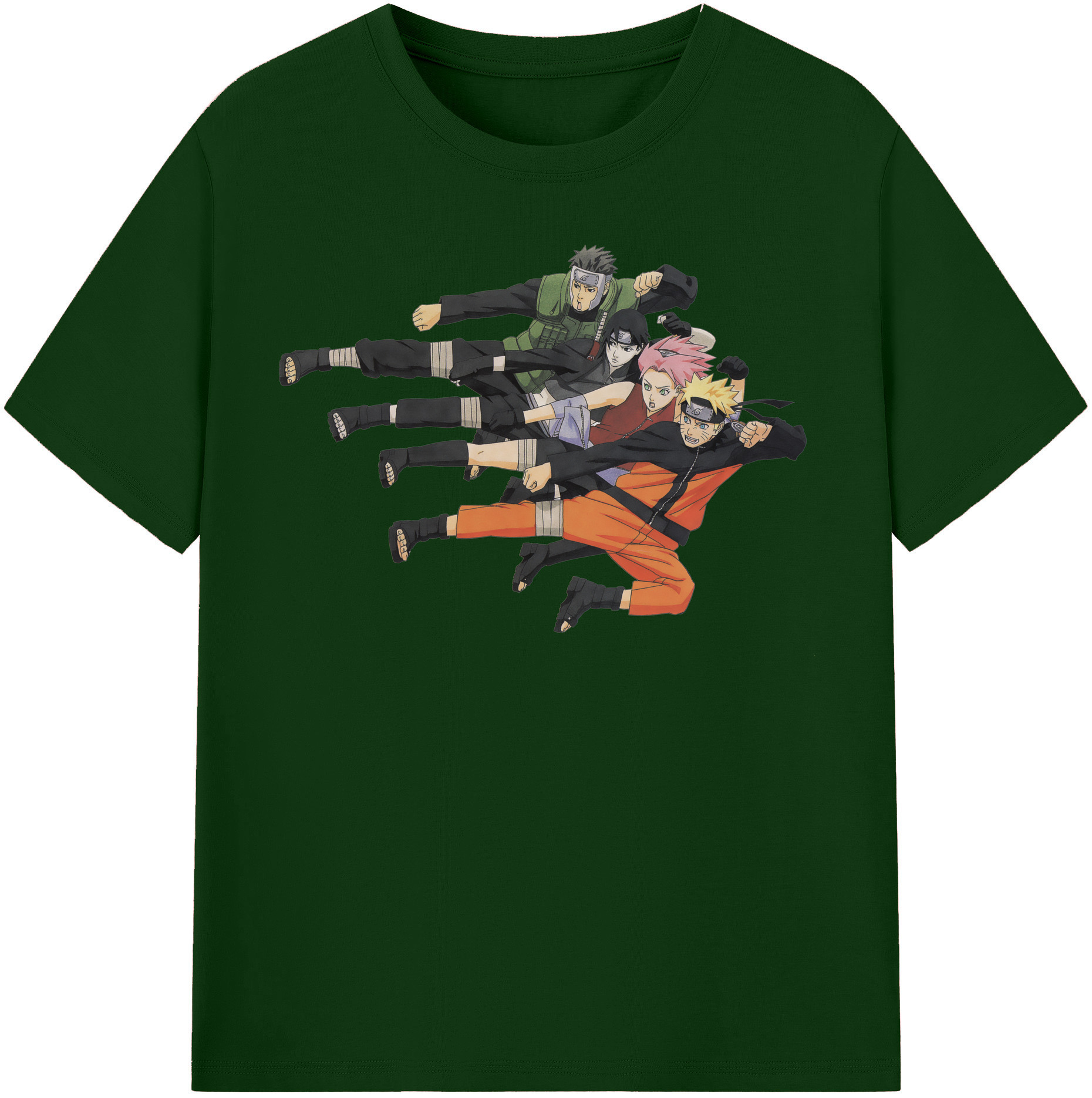 （画像用） NARUTO -ナルト- うずまき ナルト Uzumaki Naruto 綿100％半袖Tシャツ（フロントプリント）